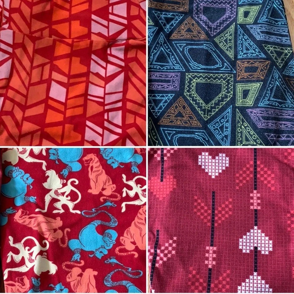 4 pairs of Lularoe leggings OS - Picture 1 of 5